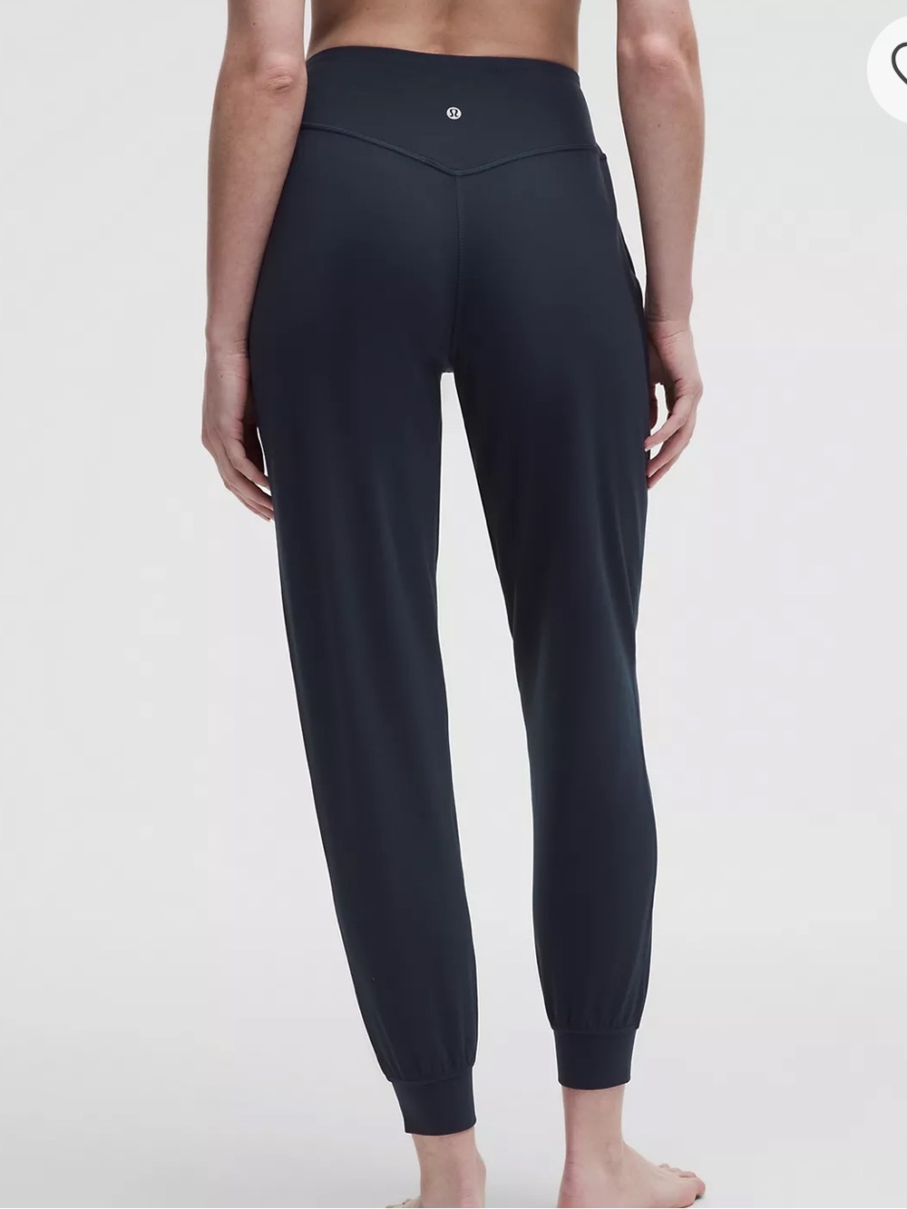 Lululemon Align High Rise Jogger Black Nulu Pants Size 8 Athleisure Activewear